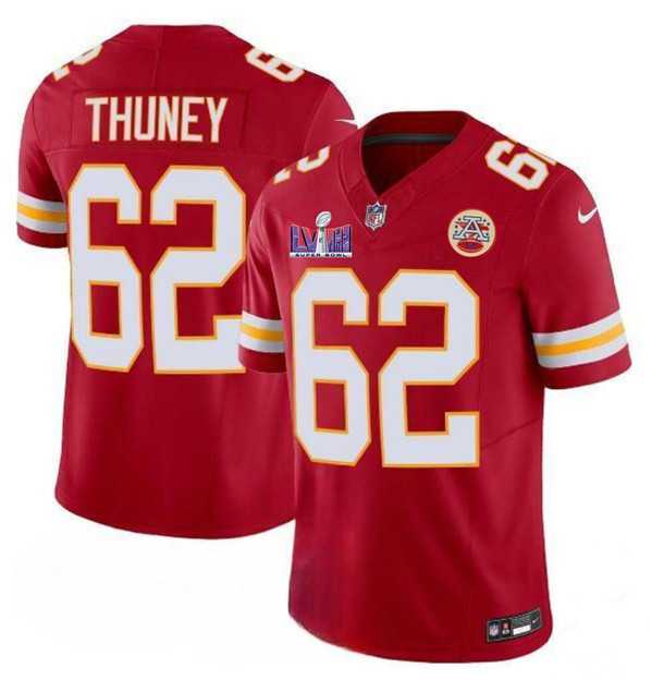 Men & Women & Youth Kansas City Chiefs #62 Joe Thuney Red 2024 F.U.S.E. Super Bowl LVIII Patch Vapor Untouchable Limited Jersey,We sell and wholesale Men & Women & Youth Kansas City Chiefs #62 Joe Thuney Red 2024 F.U.S.E. Super Bowl LVIII Patch Vapor Untouchable Limited Jersey on line form chian!